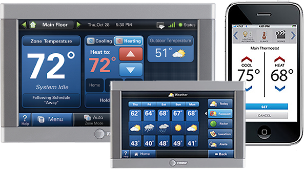 home automation controls nexia trane trucomfort