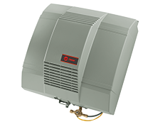side profile of an air humidifier for residential air conditioning system